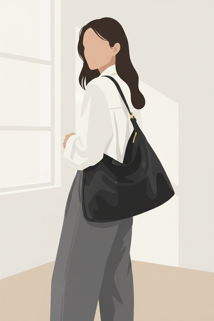 Faceless Bag Illustration