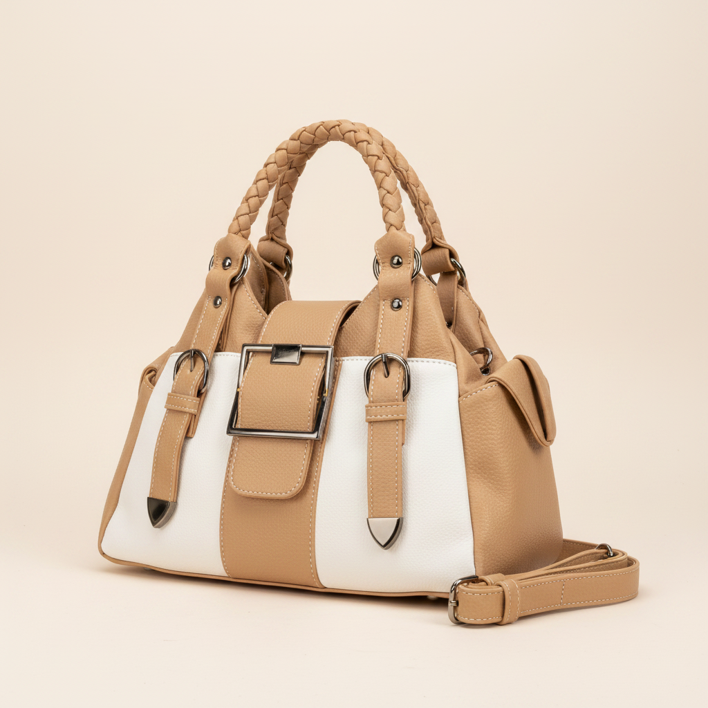 Beige Handbag