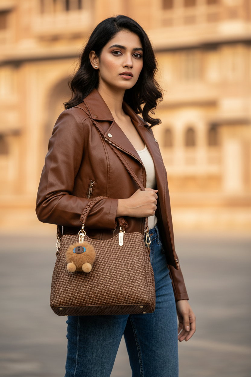 Coffee Brown – Hand-held at Side