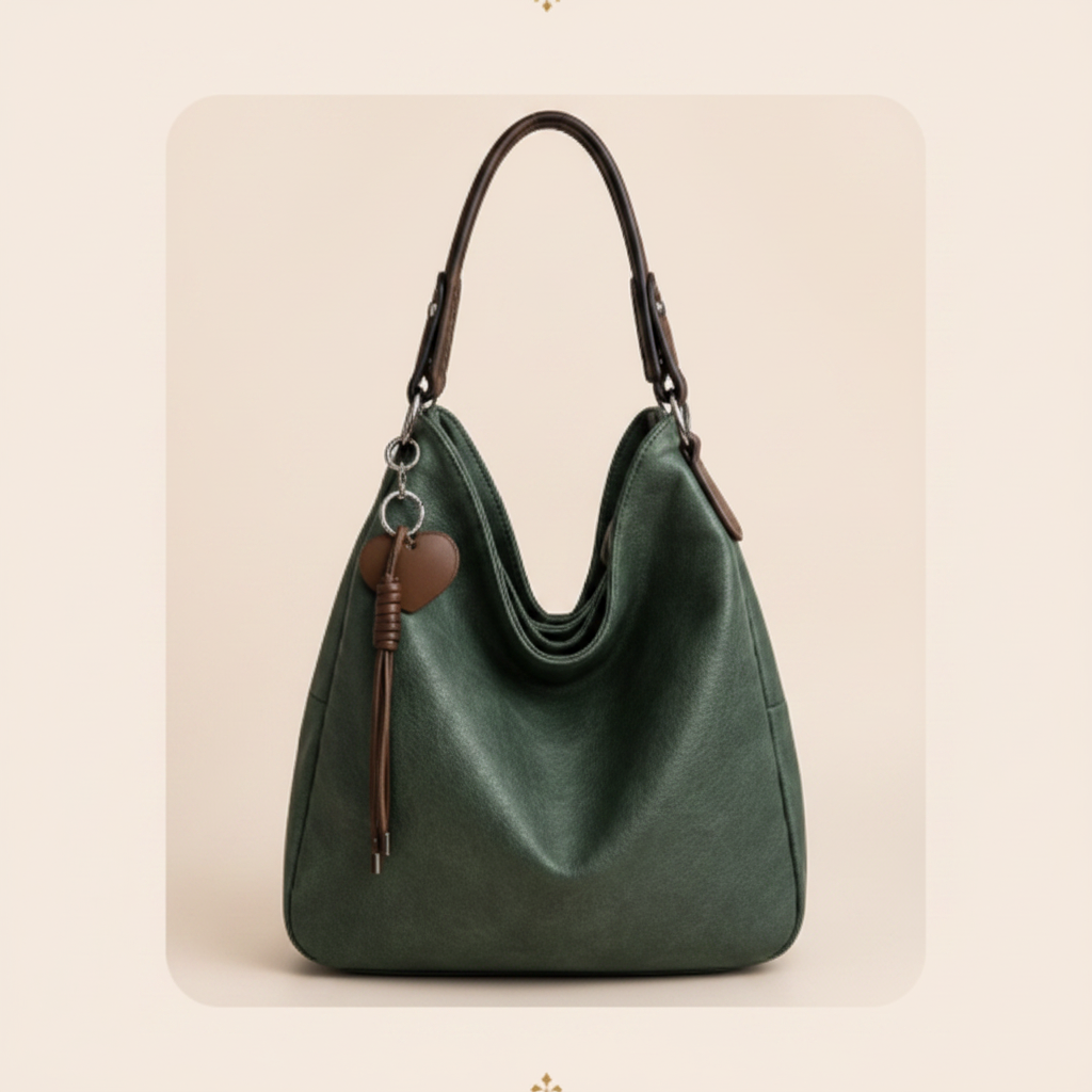Forest Green Hobo Bag