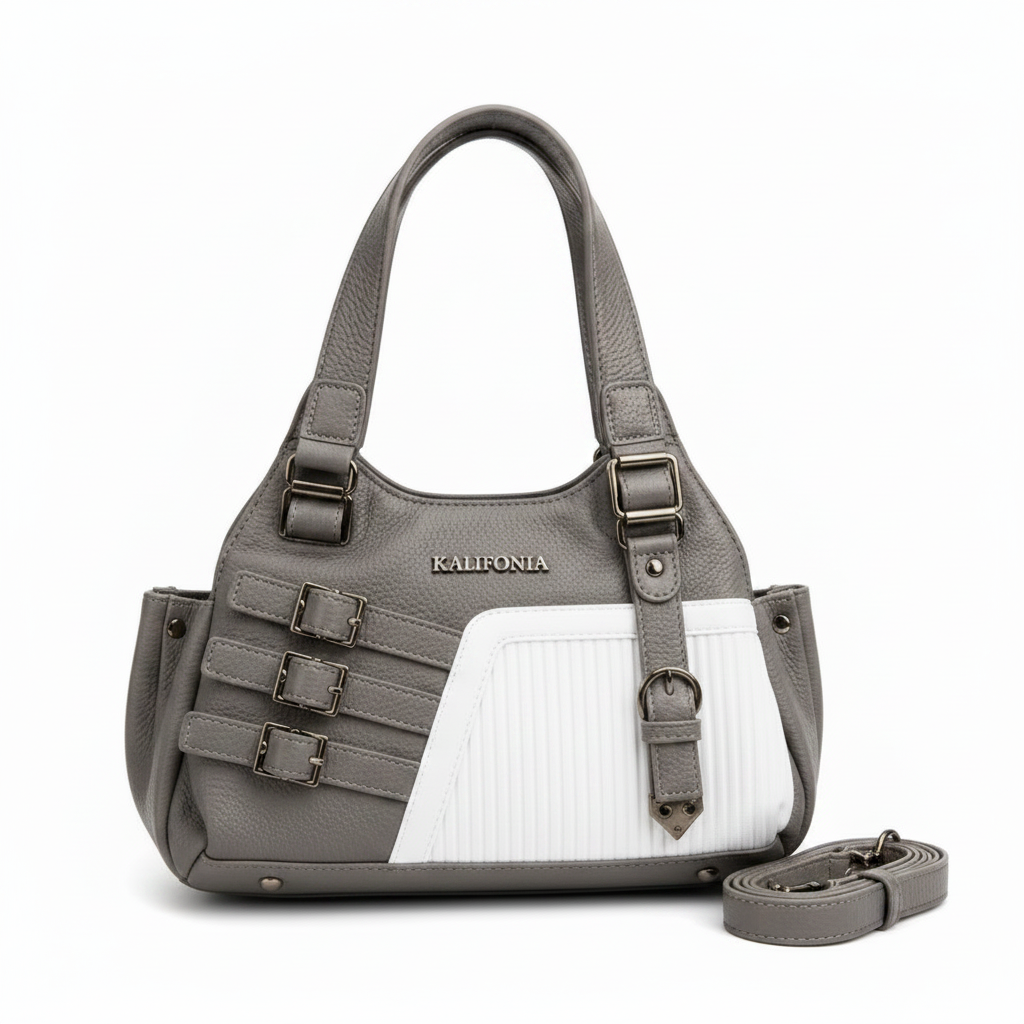 KALIFONIA Grey Handbag