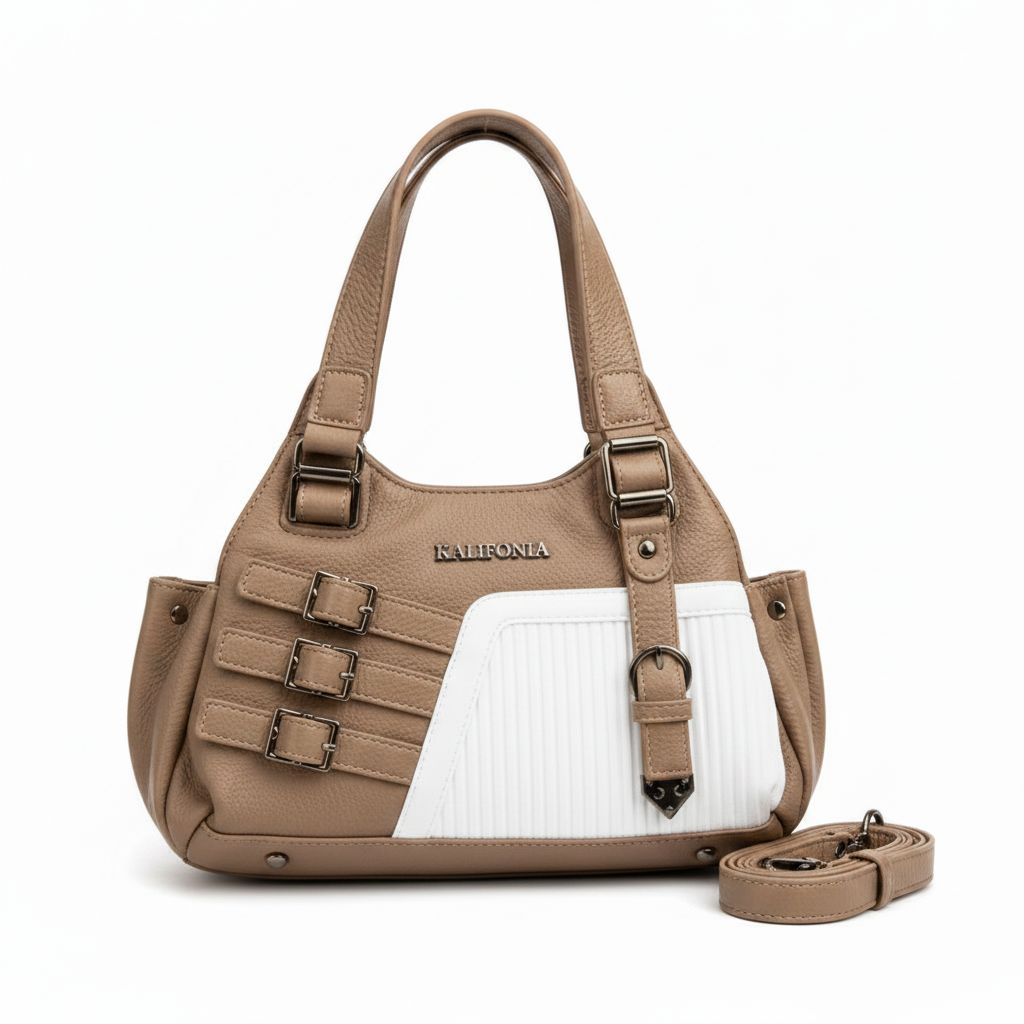 KALIFONIA Taupe Handbag