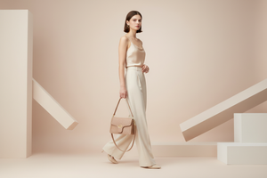 Nude Beige Bag Model