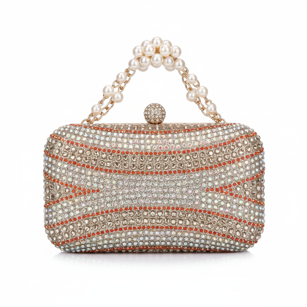 Rhinestone Clutch - Exact Match Hero Shot