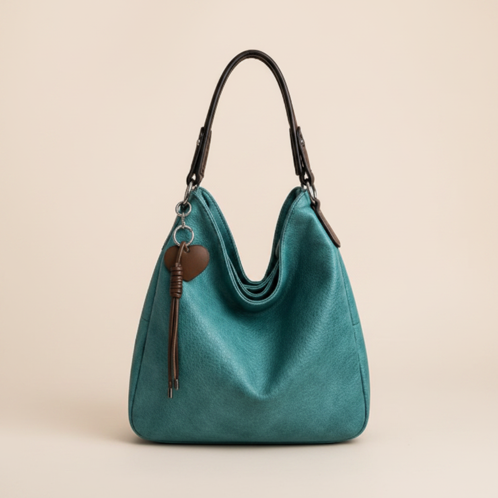 Turquoise Blue Hobo Bag