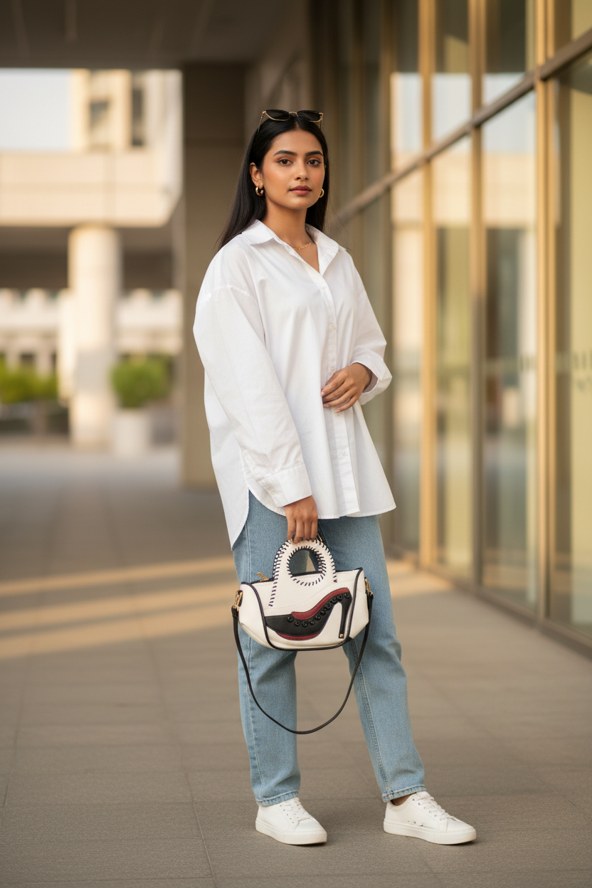 White Black - Model Campaign